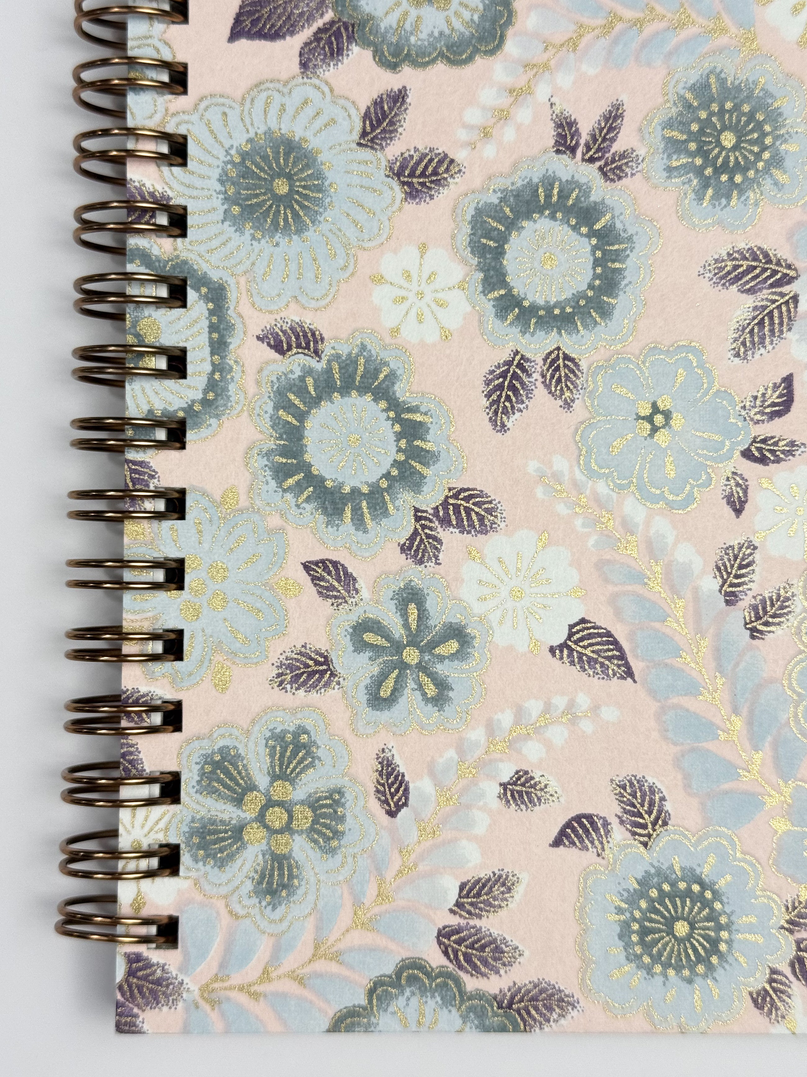 Shogado Garden Ring Notebook | Yuzen Washi | Crafted by Hand