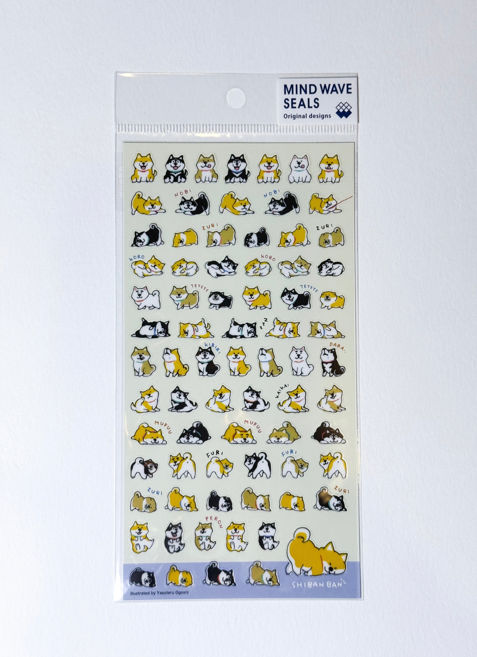 Mind Wave Seal Stickers - しばんばん [LIMITED QUANTITY]