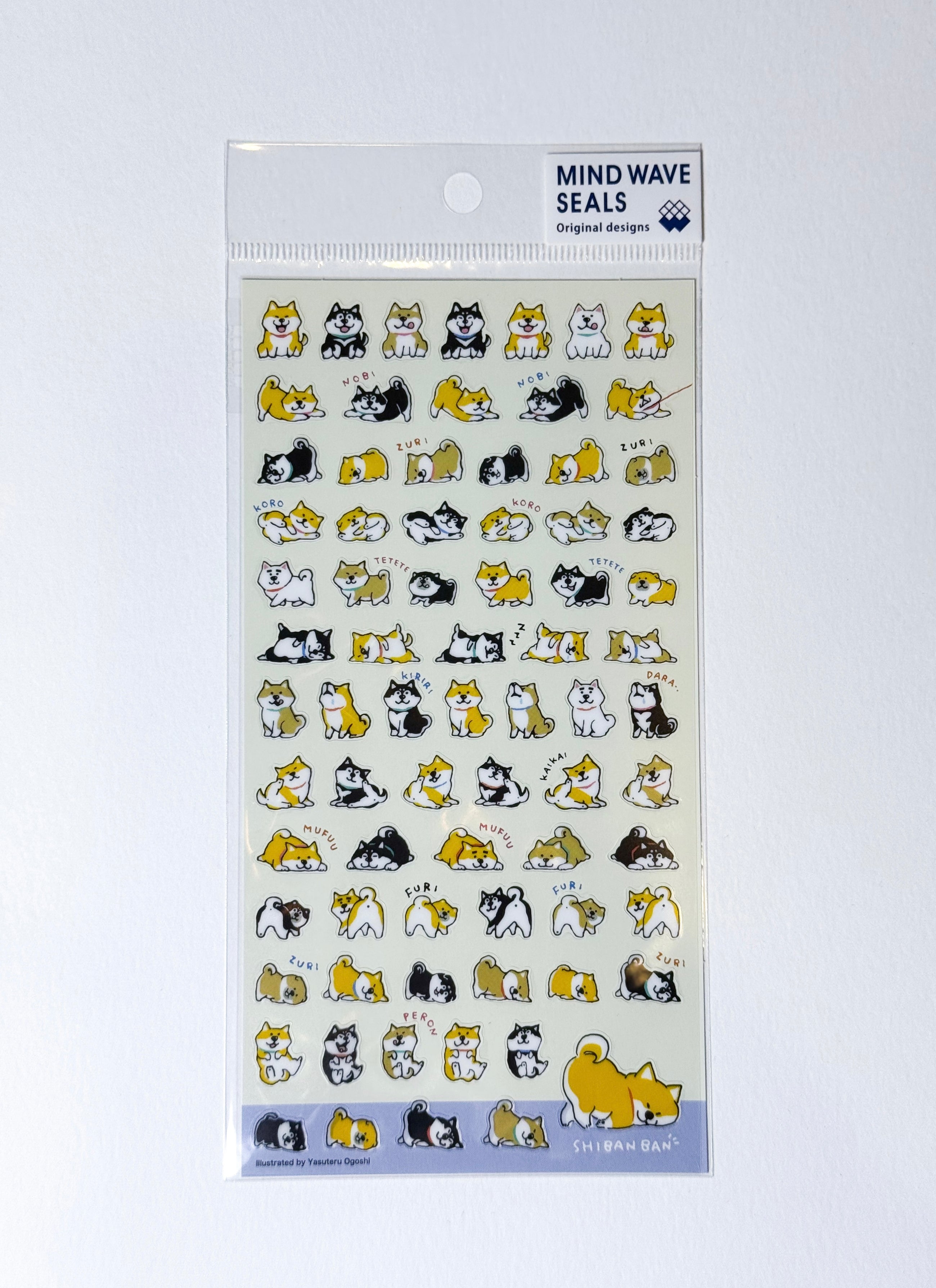 Mind Wave Seal Stickers - しばんばん [LIMITED QUANTITY]