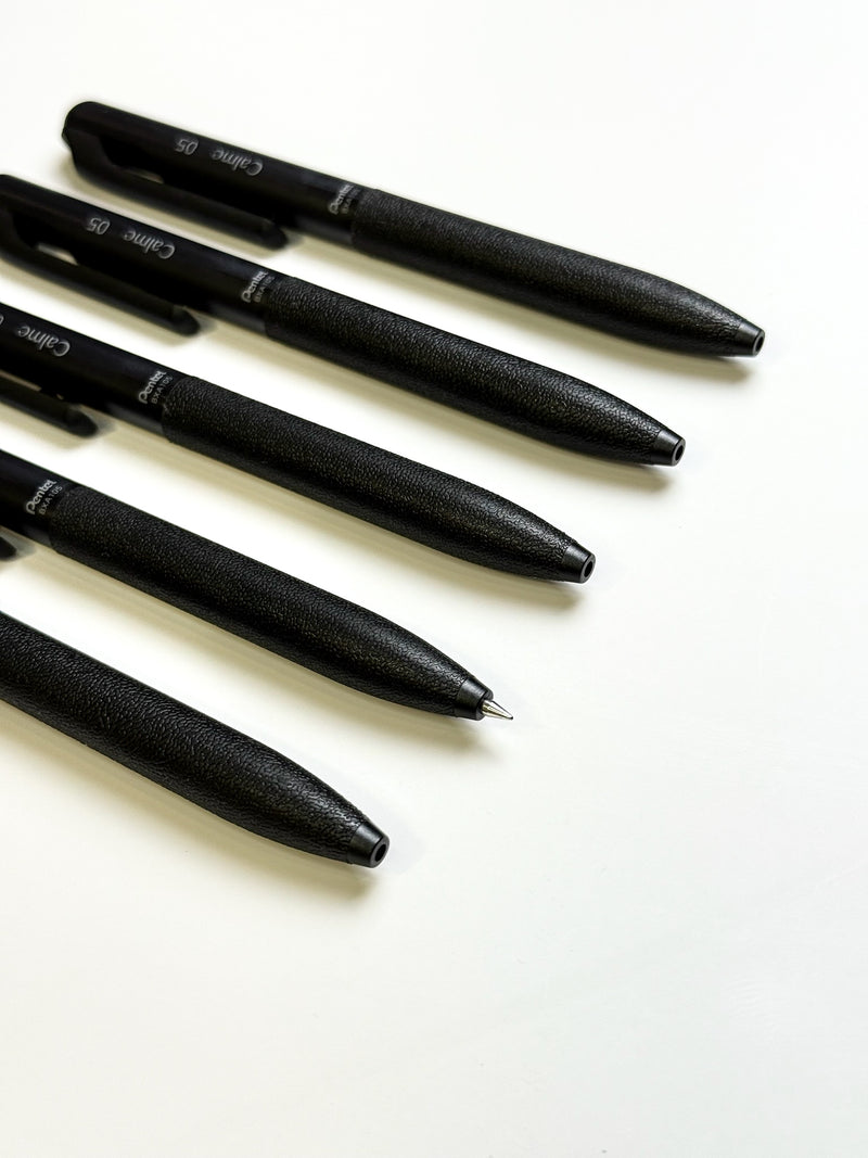 Pentel Calme Oil-Based Gel Pen | Black | 0.5mm