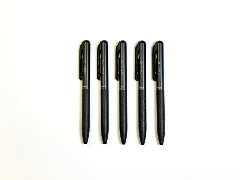 Pentel Calme Oil-Based Gel Pen | Black | 0.5mm