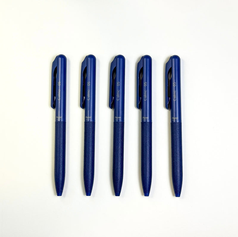 Pentel Calme Oil-Based Gel Pen | Blue Ink | 0.5mm