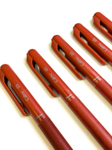 Pentel Calme Oil-Based Gel Pen | Red Ink | 0.5mm