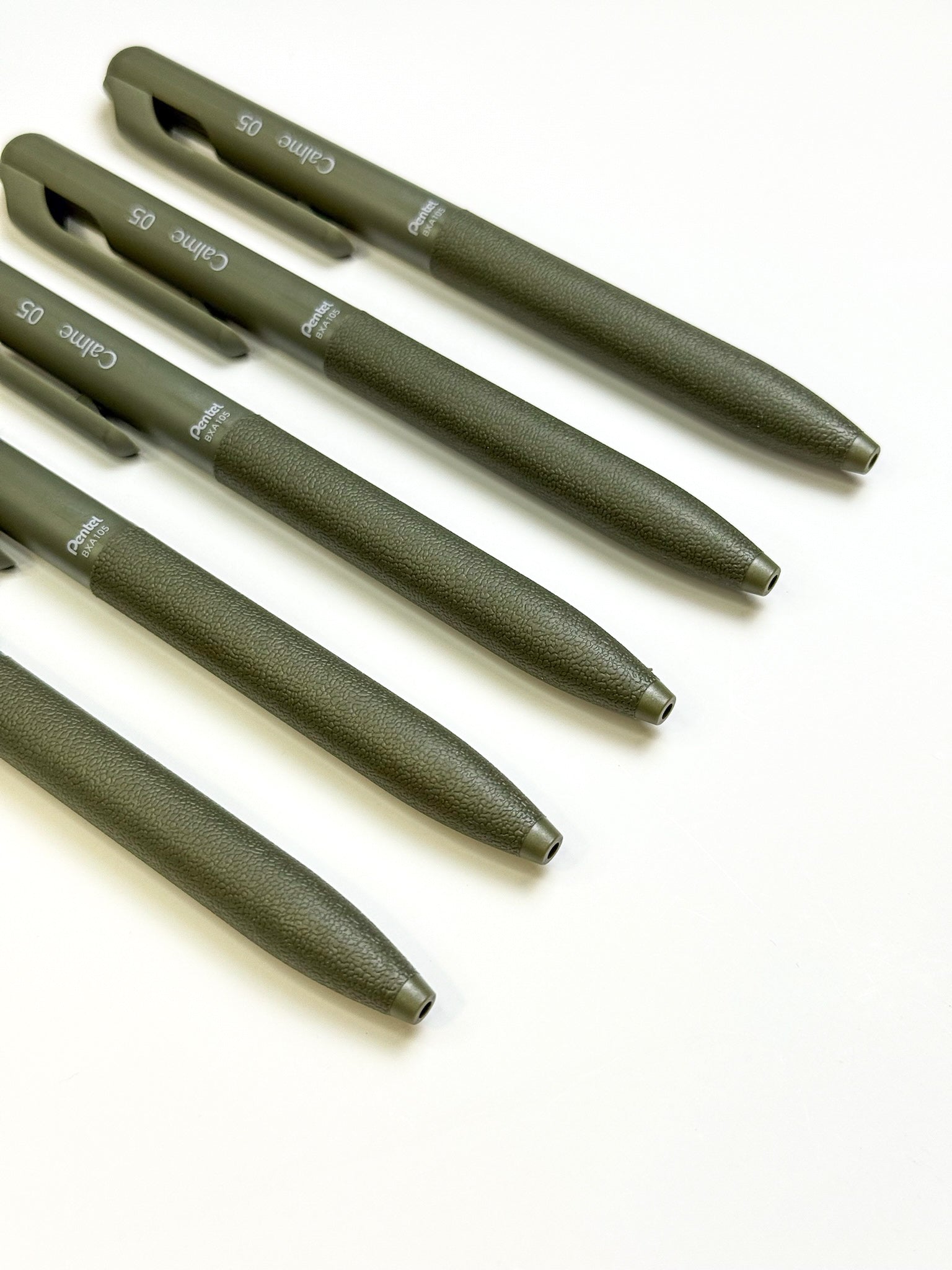 Pentel Calme Oil-Based Gel Pen | Khaki | 0.5mm
