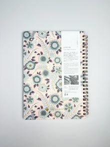 Shogado Garden Ring Notebook | Yuzen Washi | Crafted by Hand